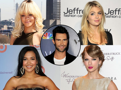 Rihanna, Kate Upton, Naya Rivera, Taylor Swift, Adam Levine Rihanna, Kate Upton, Naya Rivera, Taylor Swift, Adam Levine